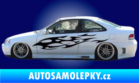 Samolepka Samolepka na bok plameny 005 modrá dynamic