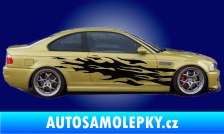 Samolepka Samolepka na bok plameny 010 modrá dynamic