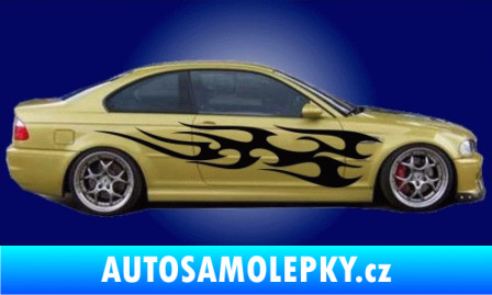 Samolepka Samolepka na bok plameny 011 modrá dynamic