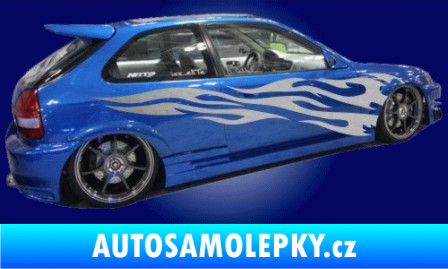 Samolepka Samolepka na bok plameny 025 modrá dynamic