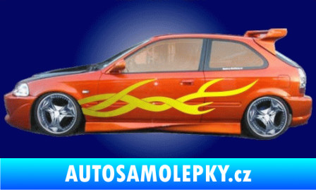 Samolepka Samolepka na bok 008 modrá dynamic
