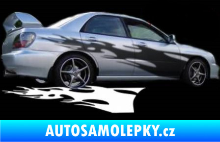 Samolepka Samolepka na bok plameny 069 modrá dynamic