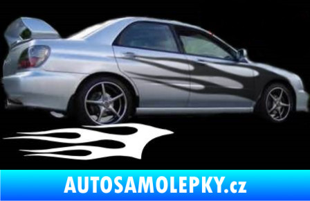 Samolepka Samolepka na bok plameny 081 modrá dynamic