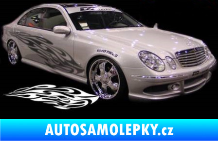 Samolepka Samolepka na bok plameny 089 modrá dynamic