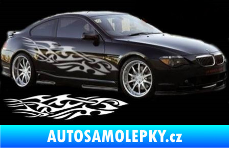 Samolepka Samolepka na bok plameny 113 modrá dynamic