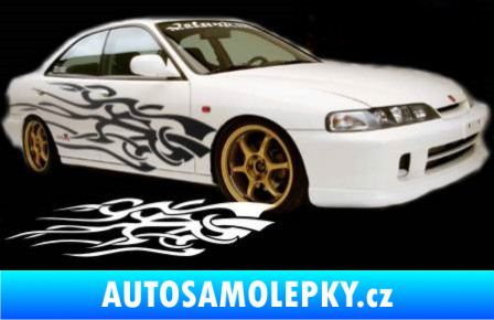 Samolepka Samolepka na bok plameny 126 modrá dynamic