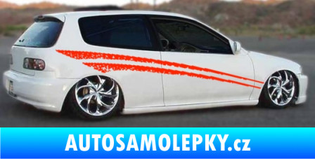 Samolepka Samolepka na bok pruhy 011 modrá dynamic