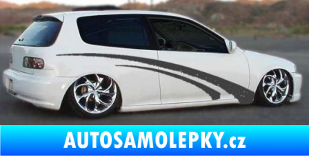 Samolepka Samolepka na bok pruhy 016 modrá dynamic