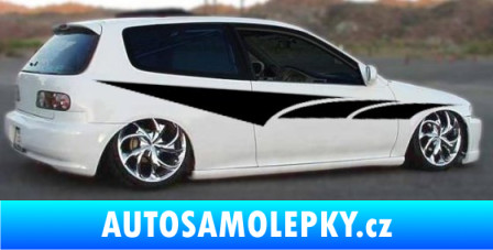 Samolepka Samolepka na bok pruhy 022 modrá dynamic