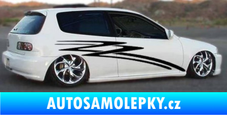 Samolepka Samolepka na bok pruhy 026 modrá dynamic