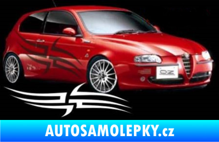 Samolepka Samolepka na bok pruhy 031 modrá dynamic