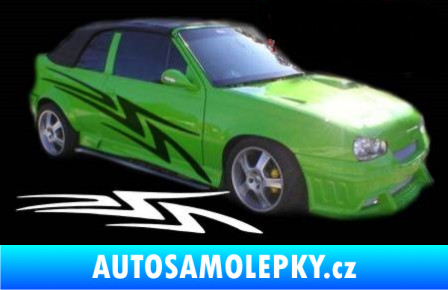 Samolepka Samolepka na bok pruhy 032 modrá dynamic