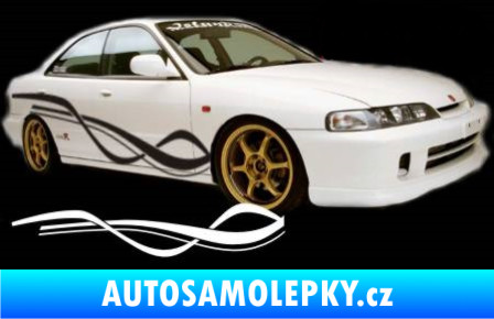 Samolepka Samolepka na bok pruhy 038 modrá dynamic
