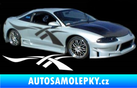 Samolepka Samolepka na bok pruhy 040 modrá dynamic
