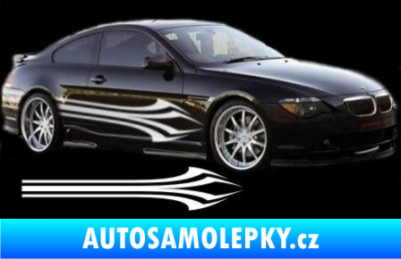 Samolepka Samolepka na bok pruhy 041 modrá dynamic