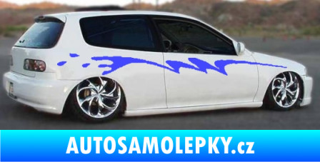 Samolepka Samolepka na bok 05 modrá dynamic