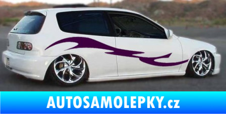 Samolepka Samolepka na bok 105 modrá dynamic