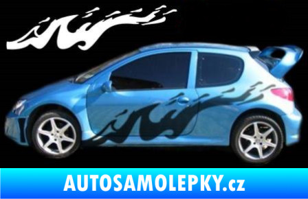 Samolepka Samolepka na bok 114 modrá dynamic