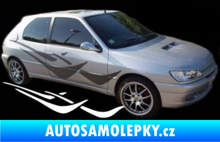 Samolepka Samolepka na bok 118 modrá dynamic