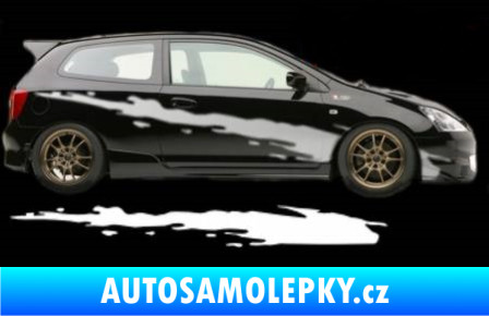 Samolepka Samolepka na bok 127 modrá dynamic