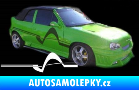 Samolepka Samolepka na bok 146 modrá dynamic