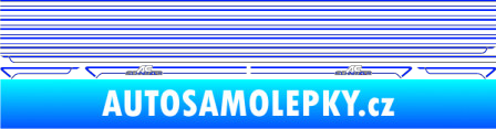 Samolepka Proužky na bok BMW AC Schnitzer starší verze modrá dynamic