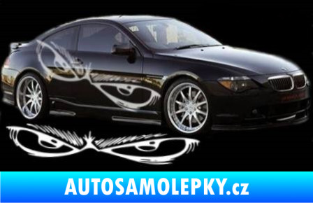 Samolepka Samolepka na bok 122 oči modrá dynamic