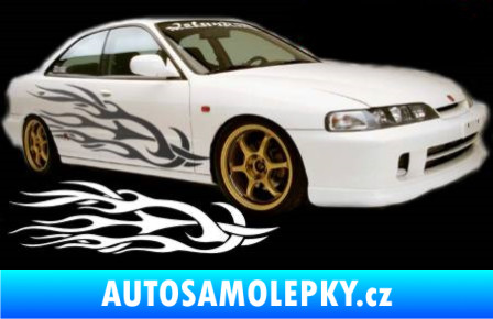 Samolepka Samolepka na bok plameny 097 modrá oceán