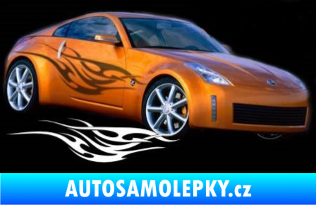 Samolepka Samolepka na bok plameny 121 modrá oceán