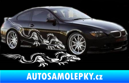 Samolepka Samolepka na bok drak 002 modrá oceán