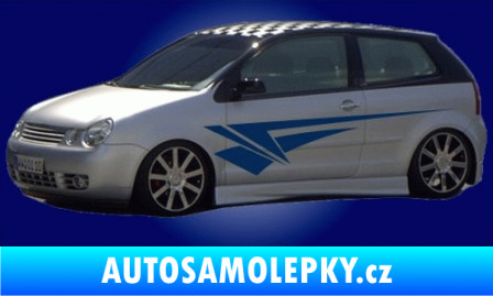 Samolepka Samolepka na bok 010 tyrkysová