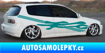 Samolepka Samolepka na bok 092 tyrkysová