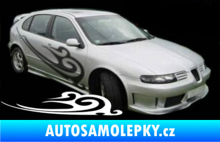Samolepka Samolepka na bok tattoo 027 tyrkysová