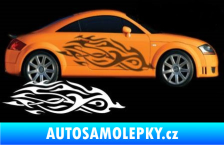 Samolepka Samolepka na bok tattoo 050 tyrkysová
