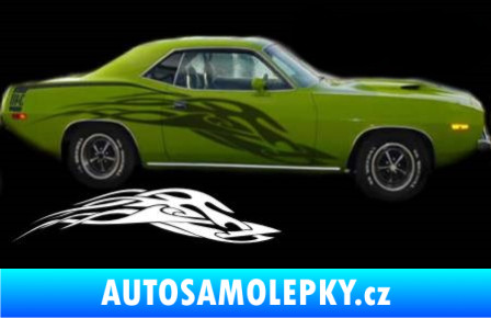 Samolepka Samolepka na bok tattoo 057 tyrkysová