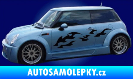 Samolepka Samolepka na bok 006 střední modrá