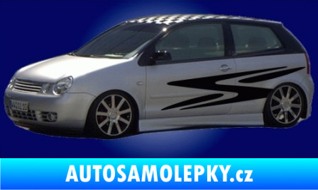 Samolepka Samolepka na bok 040 střední modrá