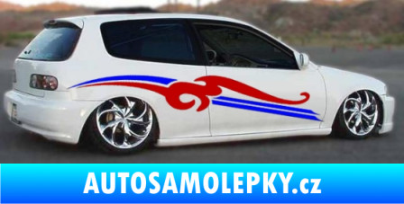 Samolepka Samolepka na bok tattoo 012 střední modrá