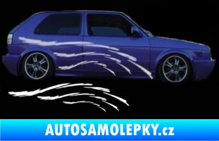 Samolepka Samolepka na bok 153 hnědá