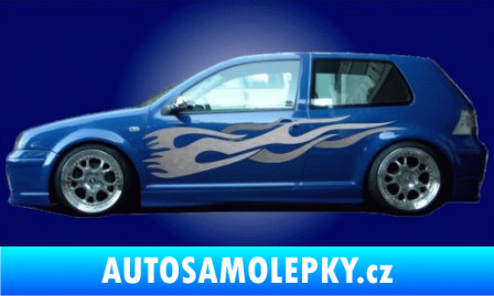 Samolepka Samolepka na bok plameny 017 Fluorescentní zelená