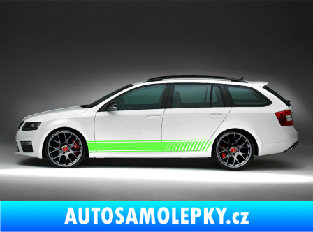 Samolepka Kitcar 001 -  Škoda VRS Fluorescentní zelená