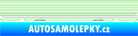 Samolepka Proužky na bok BMW AC Schnitzer starší verze Fluorescentní zelená
