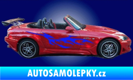 Samolepka Samolepka na bok 005 zelená kawasaki