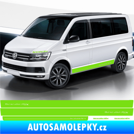 Samolepka Polep na bok Generation Six Volkswagen T4, T5, T6, T7 zelená kawasaki