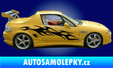 Samolepka Samolepka na bok plameny 020 šedá