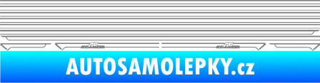 Samolepka Proužky na bok BMW AC Schnitzer starší verze šedá