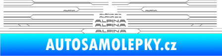 Samolepka Proužky na bok BMW Alpina  šedá
