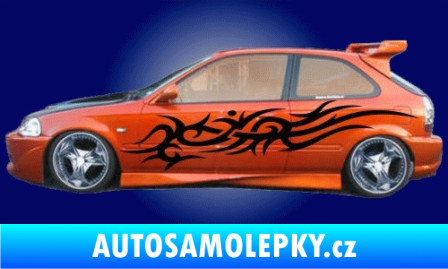 Samolepka Samolepka na bok tattoo 007 světle modrá
