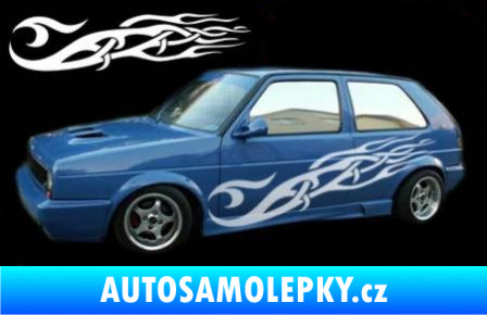 Samolepka Samolepka na bok plameny 096 světle modrá