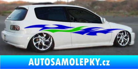 Samolepka Samolepka na bok 076 světle modrá